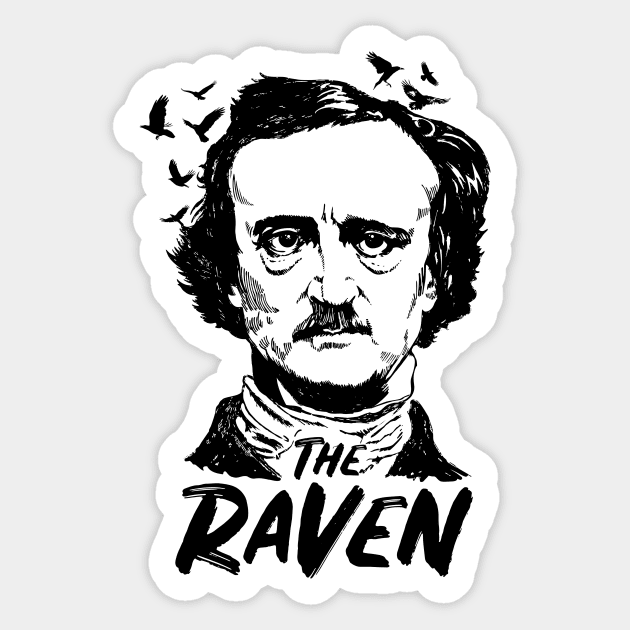 The Raven Sticker by marieltoigo